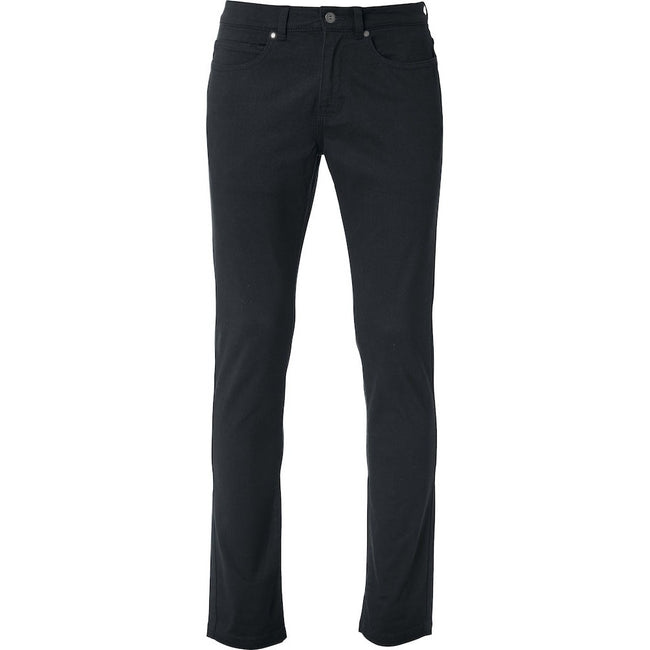 Black - Front - Clique Mens Stretch Pants