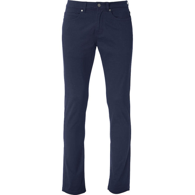 Dark Navy - Front - Clique Mens Stretch Pants