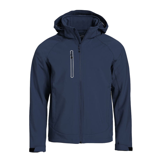 Dark Navy - Front - Clique Mens Milford Soft Shell Jacket