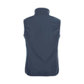 Dark Navy - Back - Clique Womens-Ladies Plain Softshell Vest