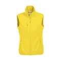 Lemon Yellow - Front - Clique Womens-Ladies Plain Softshell Vest