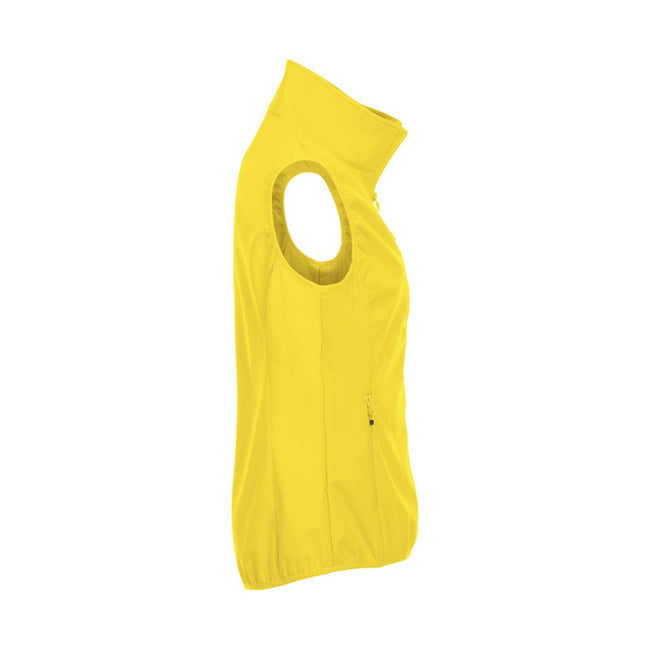 Lemon Yellow - Lifestyle - Clique Womens-Ladies Plain Softshell Vest
