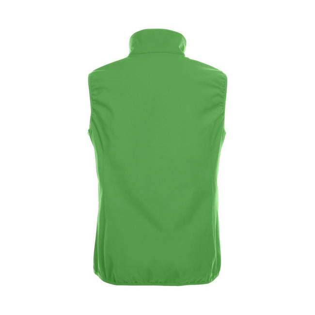 Apple Green - Back - Clique Womens-Ladies Plain Softshell Vest