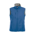 Royal Blue - Front - Clique Womens-Ladies Plain Softshell Vest