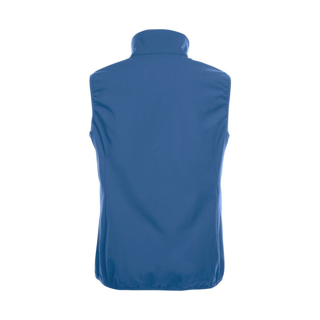 Royal Blue - Back - Clique Womens-Ladies Plain Softshell Vest
