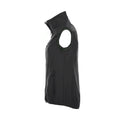 Black - Side - Clique Womens-Ladies Plain Softshell Vest