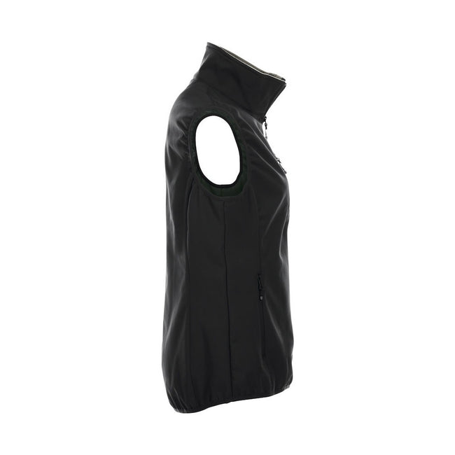 Black - Lifestyle - Clique Womens-Ladies Plain Softshell Vest