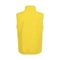 Lemon Yellow - Back - Clique Mens Basic Softshell Vest