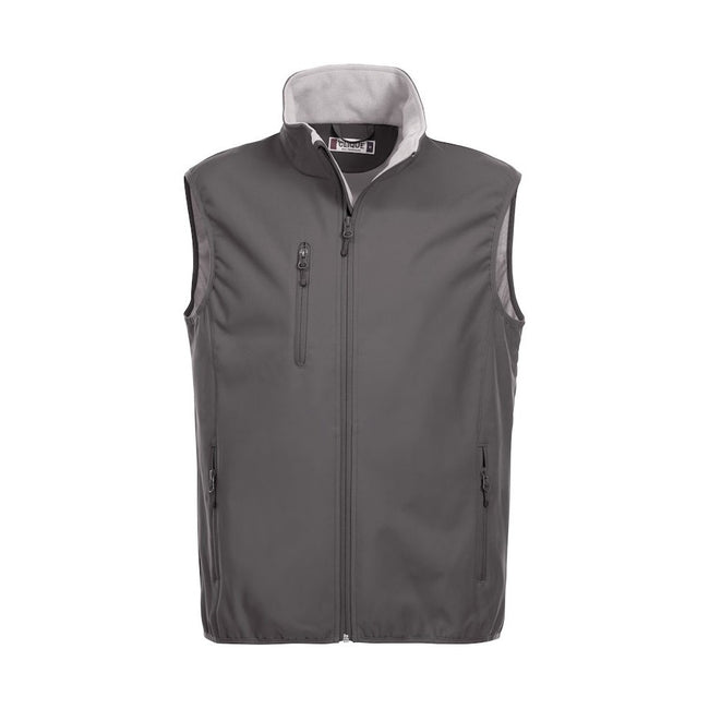 Pistol - Front - Clique Mens Basic Softshell Vest
