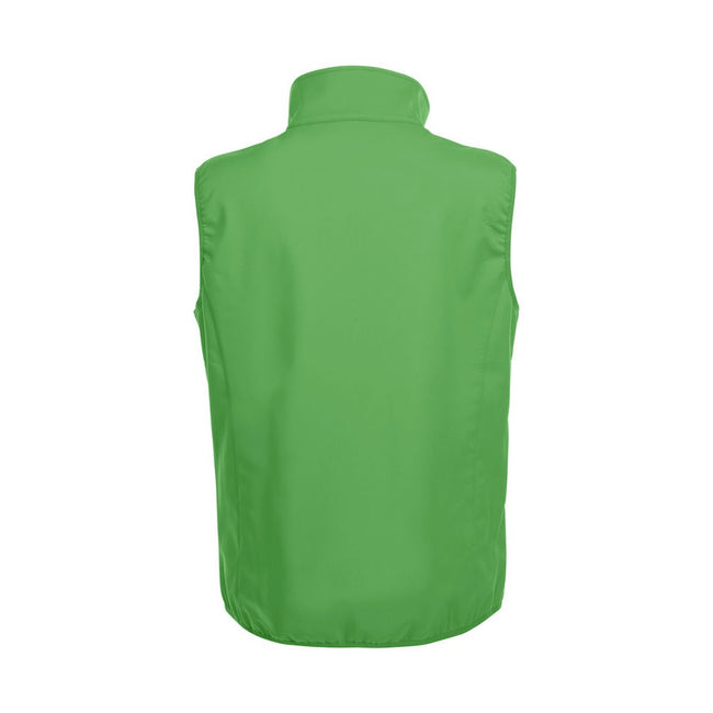 Apple Green - Back - Clique Mens Basic Softshell Vest
