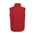 Red - Back - Clique Mens Basic Softshell Vest