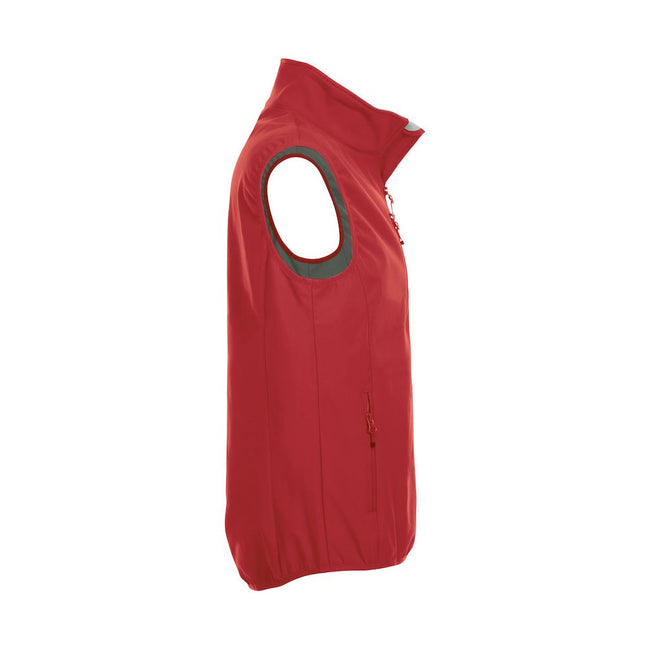 Red - Lifestyle - Clique Mens Basic Softshell Vest