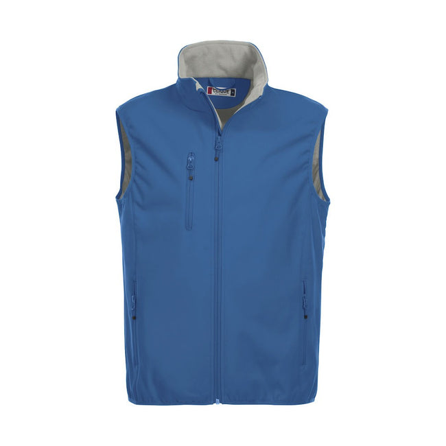 Royal Blue - Front - Clique Mens Basic Softshell Vest