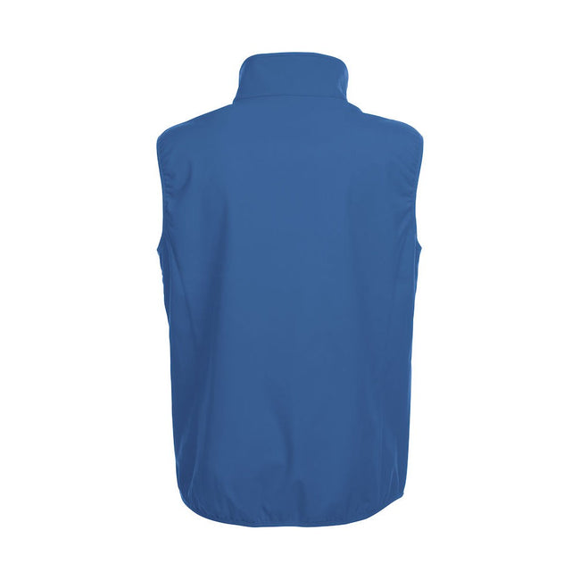 Royal Blue - Back - Clique Mens Basic Softshell Vest