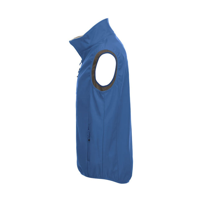 Royal Blue - Side - Clique Mens Basic Softshell Vest
