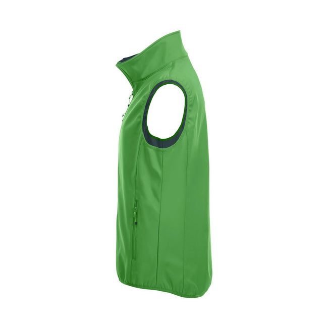 Apple Green - Side - Clique Mens Basic Softshell Vest