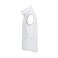White - Side - Clique Mens Basic Softshell Vest