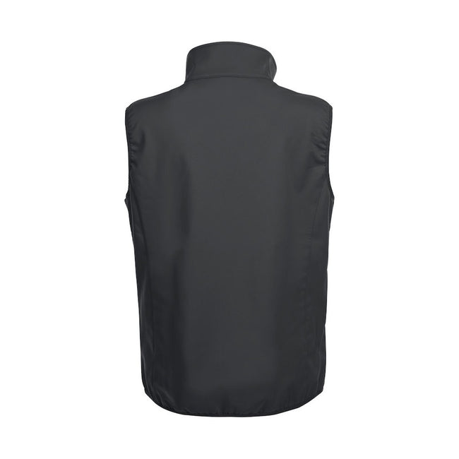 Black - Back - Clique Mens Basic Softshell Vest