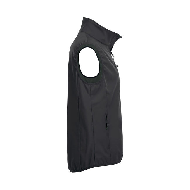 Black - Lifestyle - Clique Mens Basic Softshell Vest