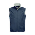Dark Navy - Front - Clique Mens Basic Softshell Vest