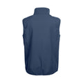 Dark Navy - Back - Clique Mens Basic Softshell Vest