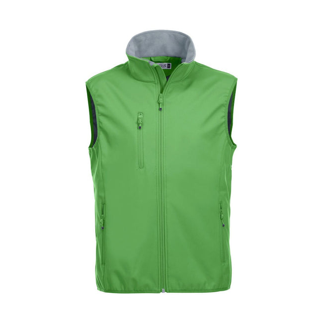 Apple Green - Front - Clique Mens Basic Softshell Vest