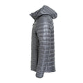 Gray - Side - Clique Childrens-Kids Hudson Padded Jacket