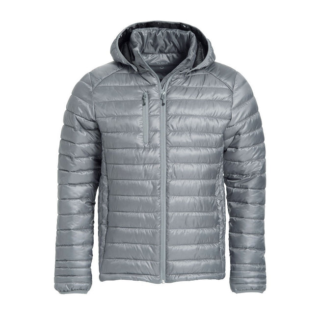 Gray - Front - Clique Childrens-Kids Hudson Padded Jacket