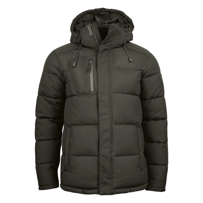 Dark Grey - Front - Clique Mens Colorado Padded Jacket