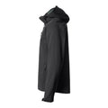 Black - Side - Clique Mens Soft Shell Jacket