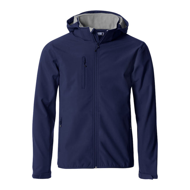 Dark Navy - Front - Clique Mens Soft Shell Jacket