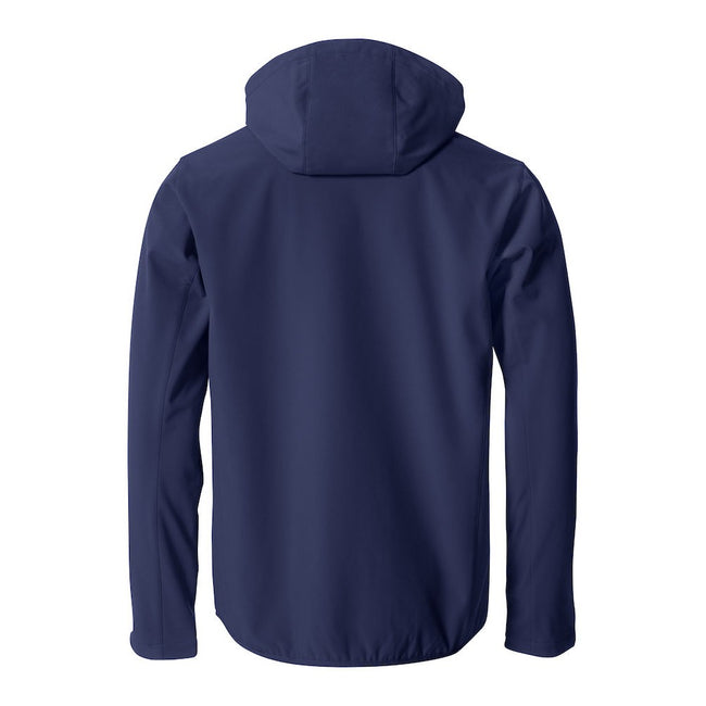 Dark Navy - Back - Clique Mens Soft Shell Jacket