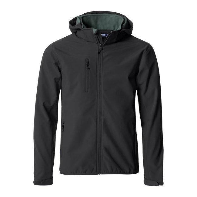 Black - Front - Clique Mens Soft Shell Jacket