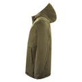 Moss Green - Side - James Harvest Mens Winchester Padded Jacket