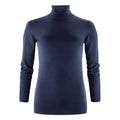 Navy - Front - Harvest Womens-Ladies Ashland Turtle Neck Pullover