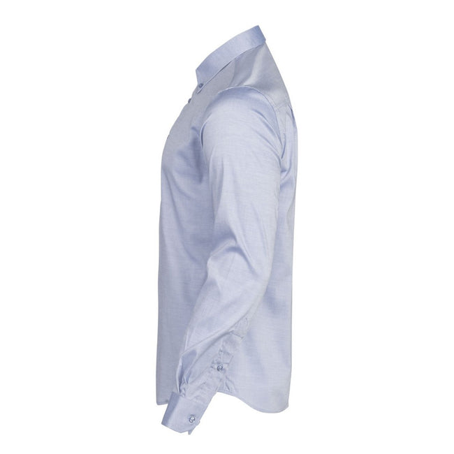 Blue - Lifestyle - James Harvest Mens Redding Formal Shirt