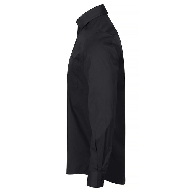 Black - Lifestyle - Clique Mens Stretch Formal Shirt