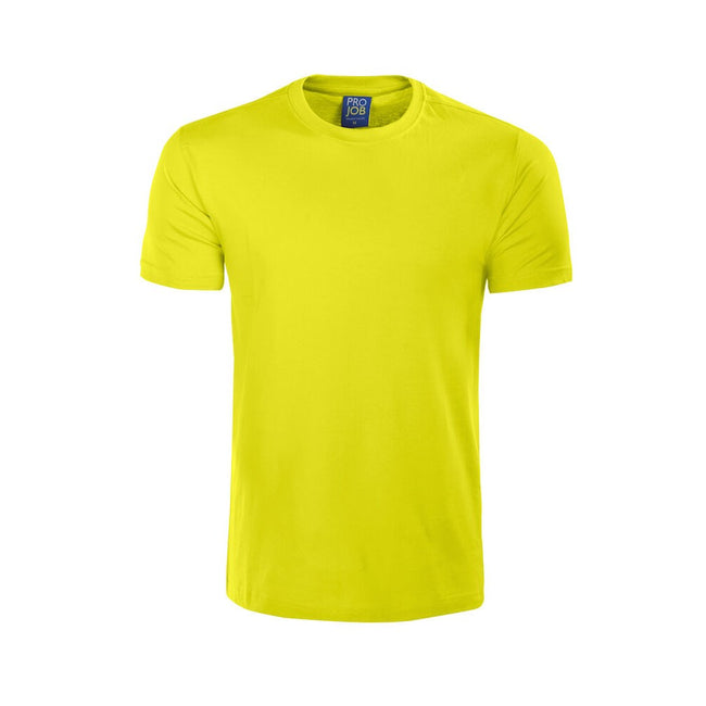 Yellow - Front - Projob Mens T-Shirt