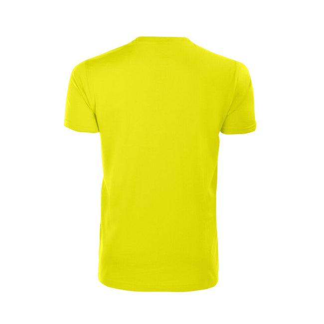 Yellow - Back - Projob Mens T-Shirt