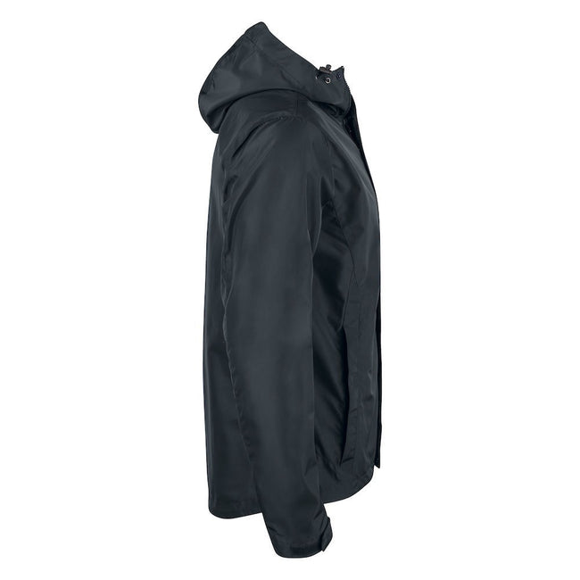 Black - Side - Clique Unisex Adult Webster Waterproof Jacket