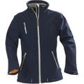Navy - Front - James Harvest Womens-Ladies Savannah Soft Shell Jacket