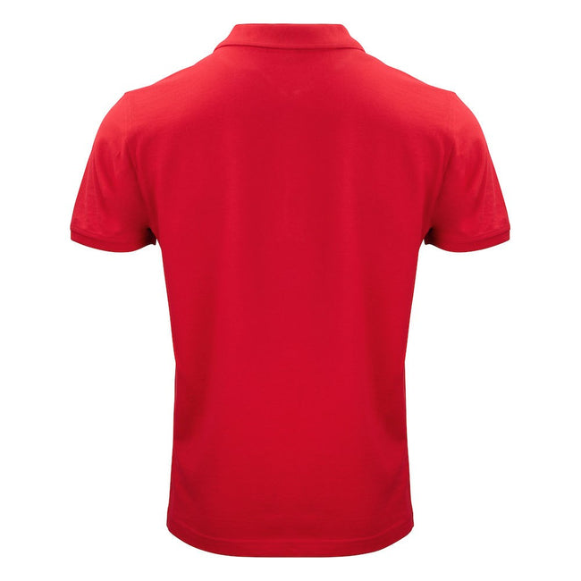 Red - Back - Clique Mens Classic Polo Shirt
