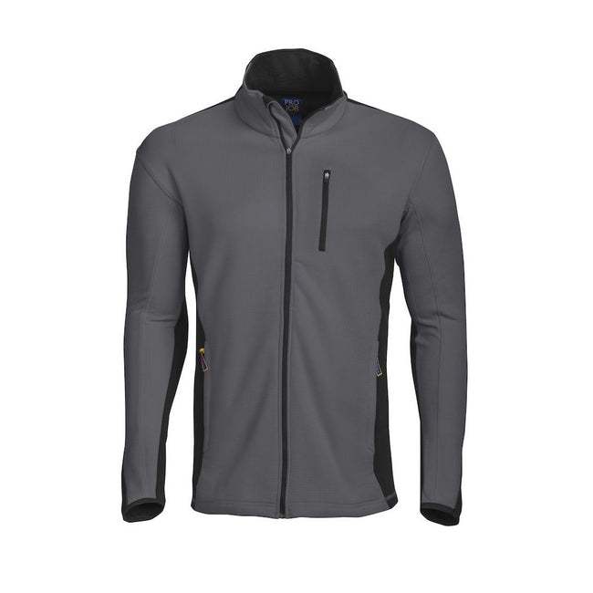 Gray - Front - Projob Mens Micro Jacket