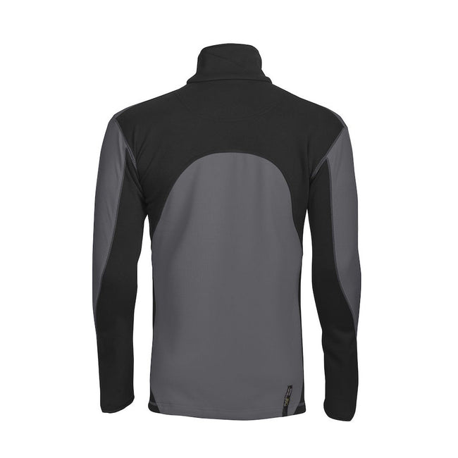 Gray - Back - Projob Mens Micro Jacket
