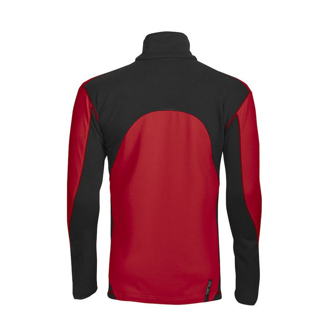 Red - Back - Projob Mens Micro Jacket