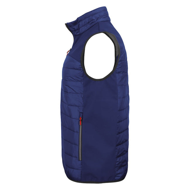 Navy - Side - Printer Mens Expedition Vest