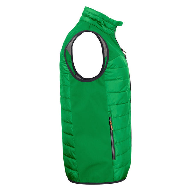 Fresh Green - Side - Printer Mens Expedition Vest