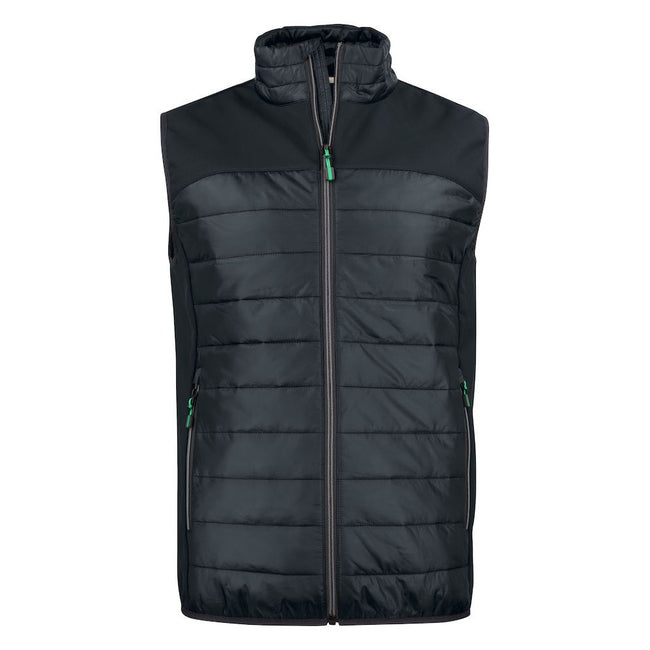 Black - Front - Printer Mens Expedition Vest