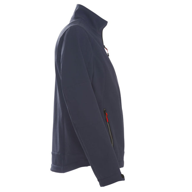 Navy - Side - Printer Womens-Ladies Trial Soft Shell Jacket