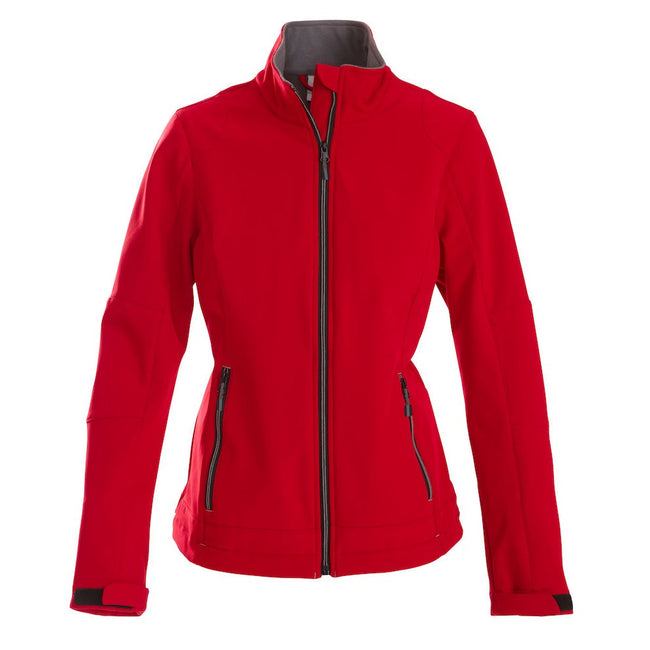 Red - Front - Printer Womens-Ladies Trial Soft Shell Jacket